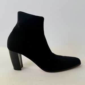 Black Ankle Sock Booties Black Size 7